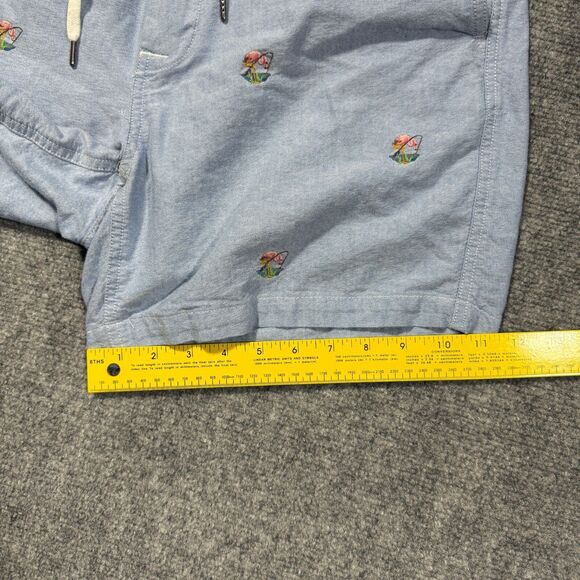 Polo by Ralph Lauren Light Blue Embroidered Shorts - Picture 6 of 11